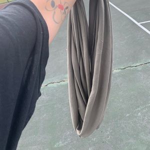 American Apparel muted olive green circle scarf